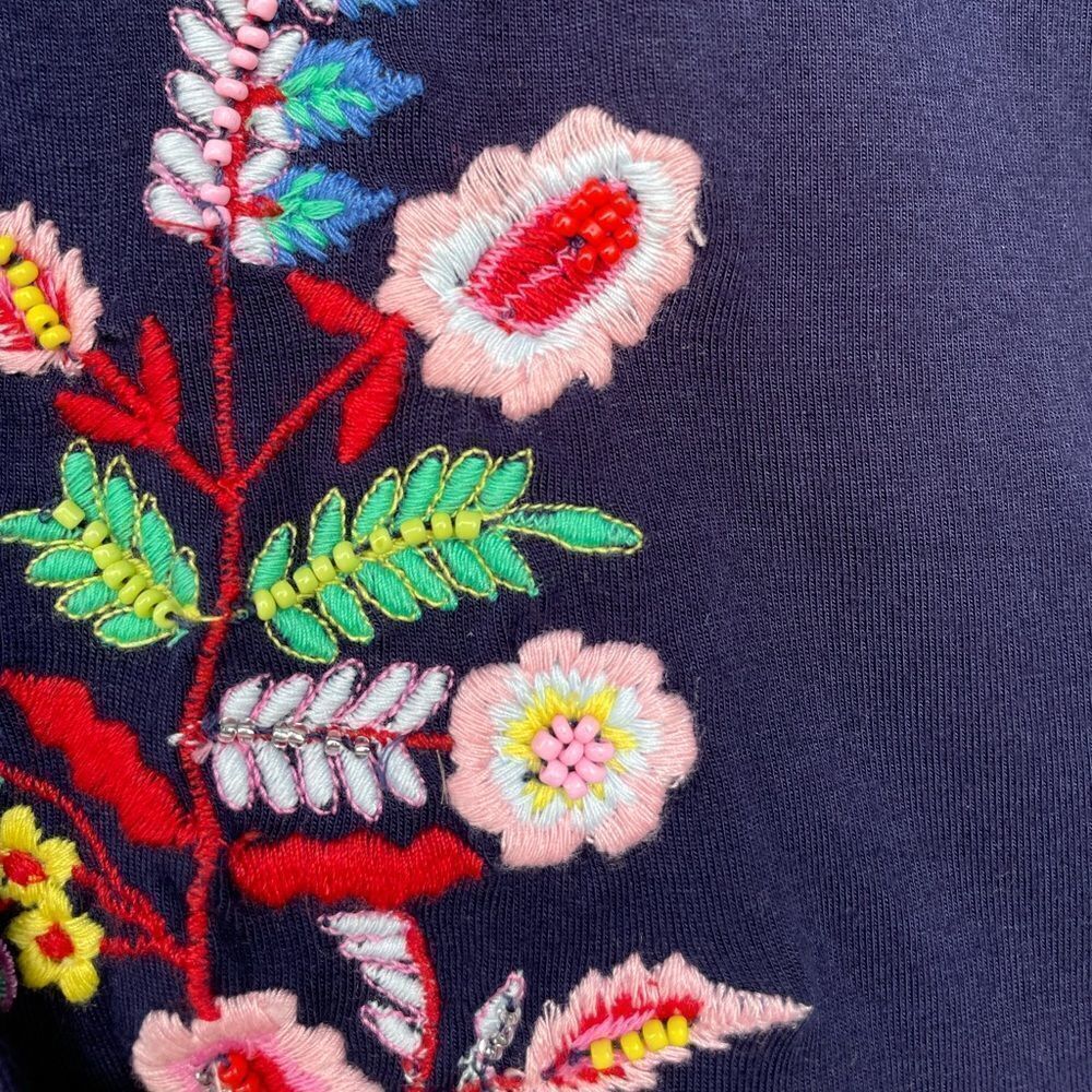 Boston Proper Floral Hippy Flare Cardigan Size XS - Picture 5 of 7